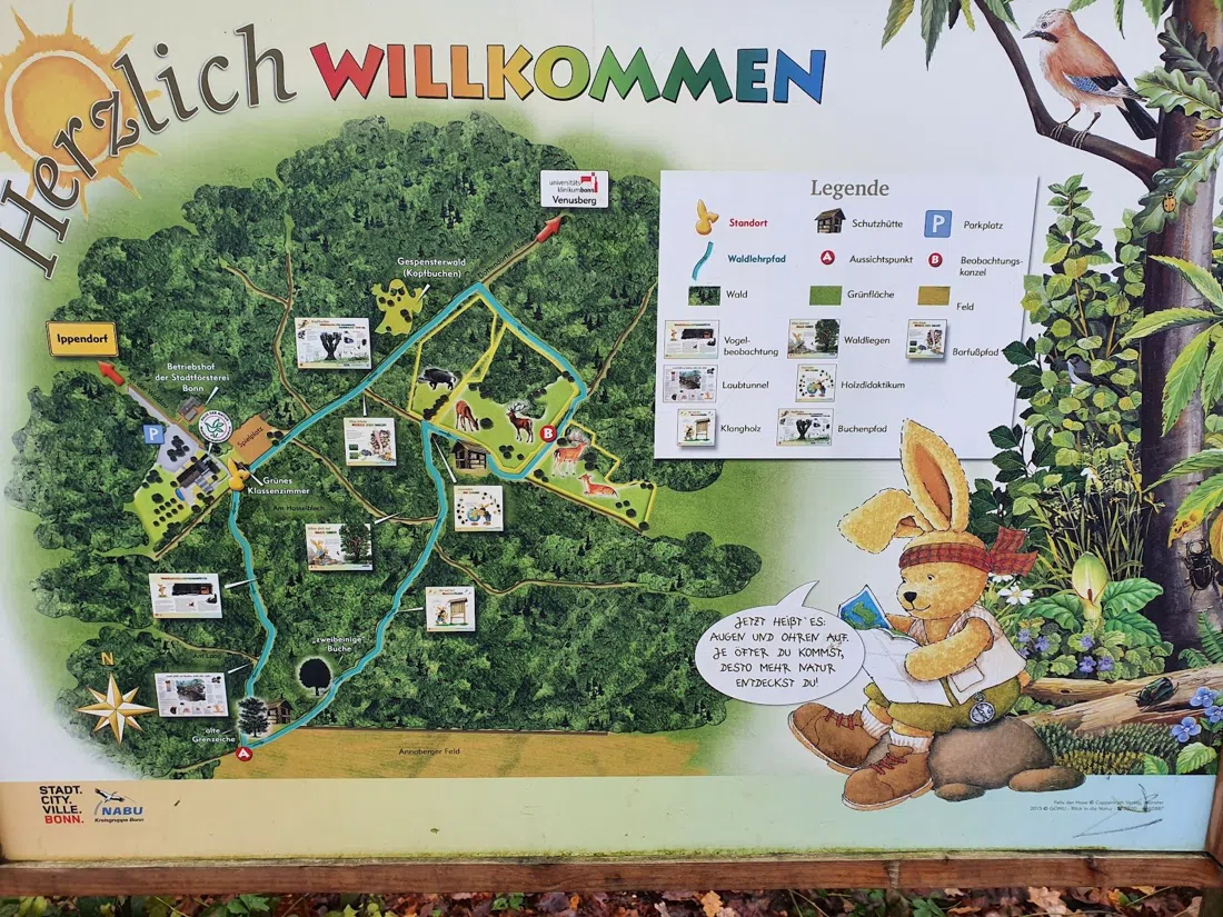 Waldau — Wildgehege Venusberg and Haus der Natur, Bonn