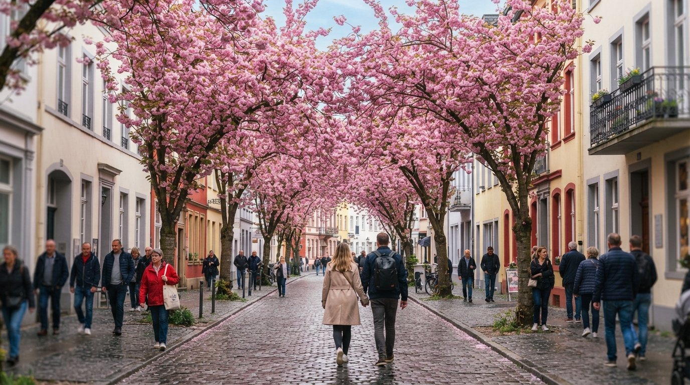 Altstadt, Bonn: cherry blossom lanes, cellar pubs and a quiet bohemian grid