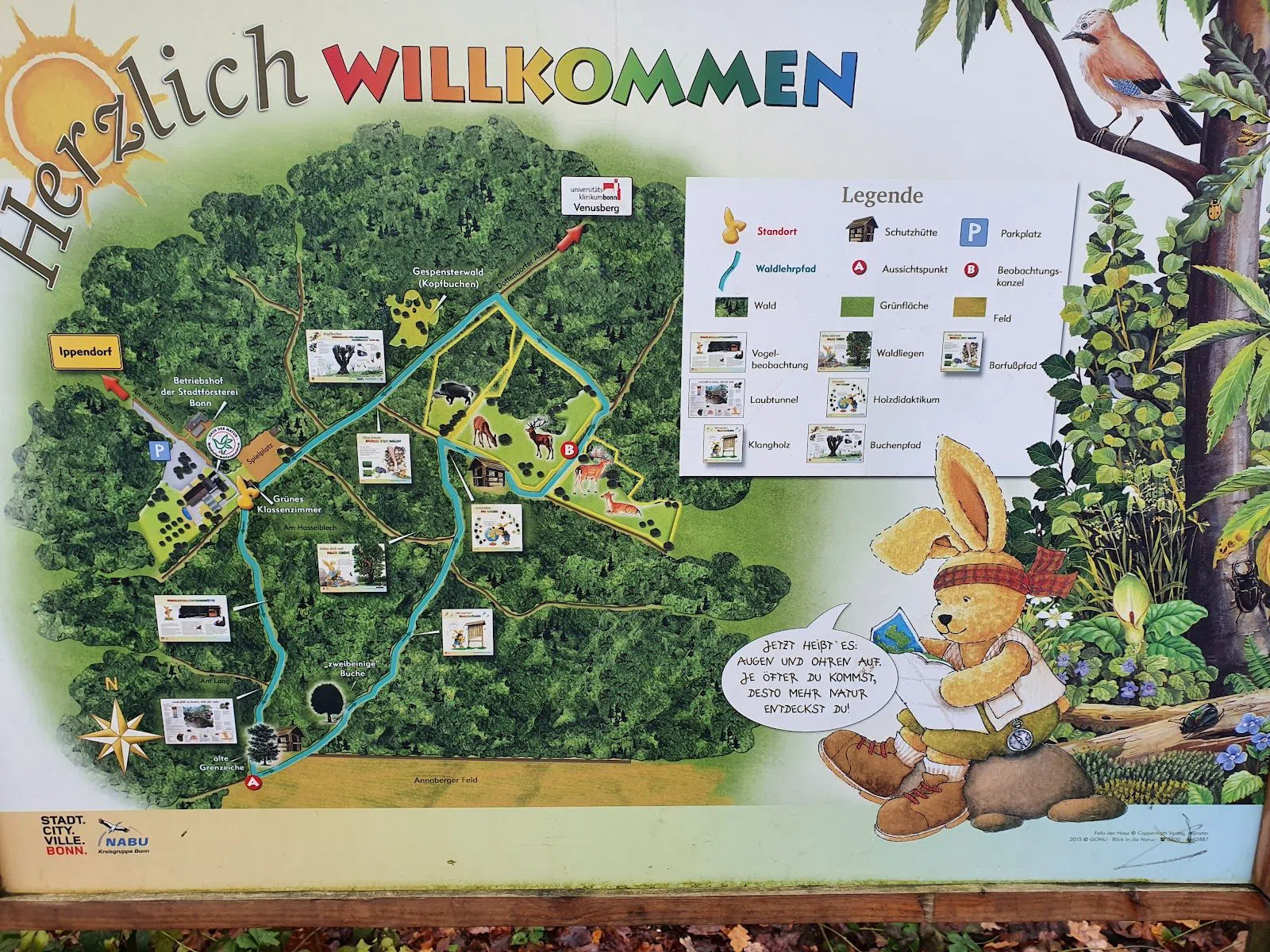 Waldau — Wildgehege Venusberg and Haus der Natur, Bonn